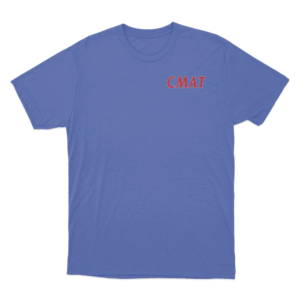 CMAT Simple Logo T Shirt Blue